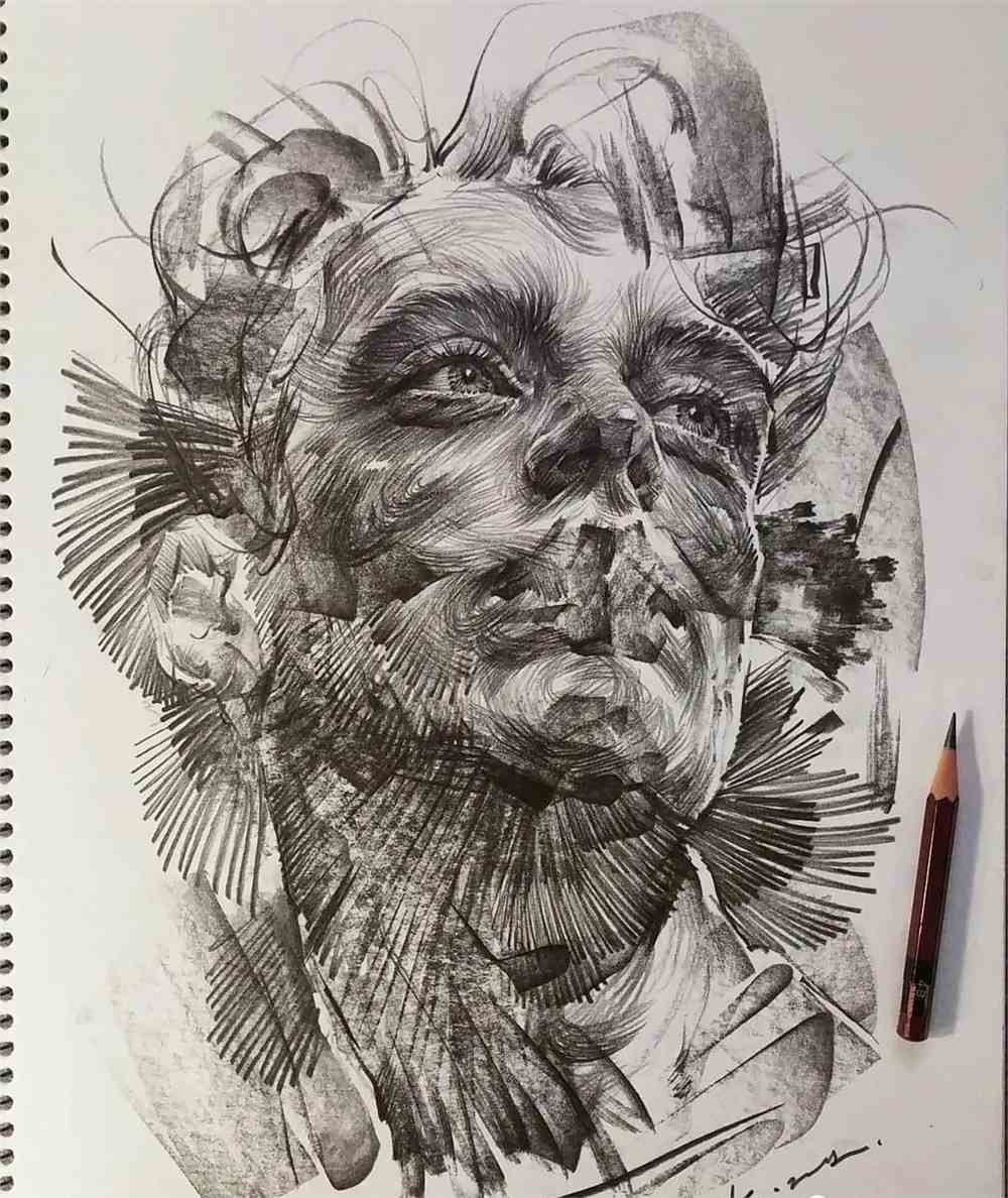 画了这么多年素描居然有这么多的风格素描画到这程度你就是大神了