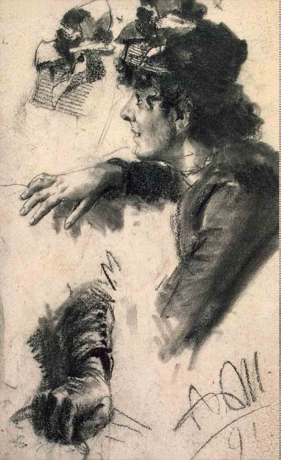 作品精选▼阿尔道夫·门采尔(adolph von menzel 1815-1905),是世界
