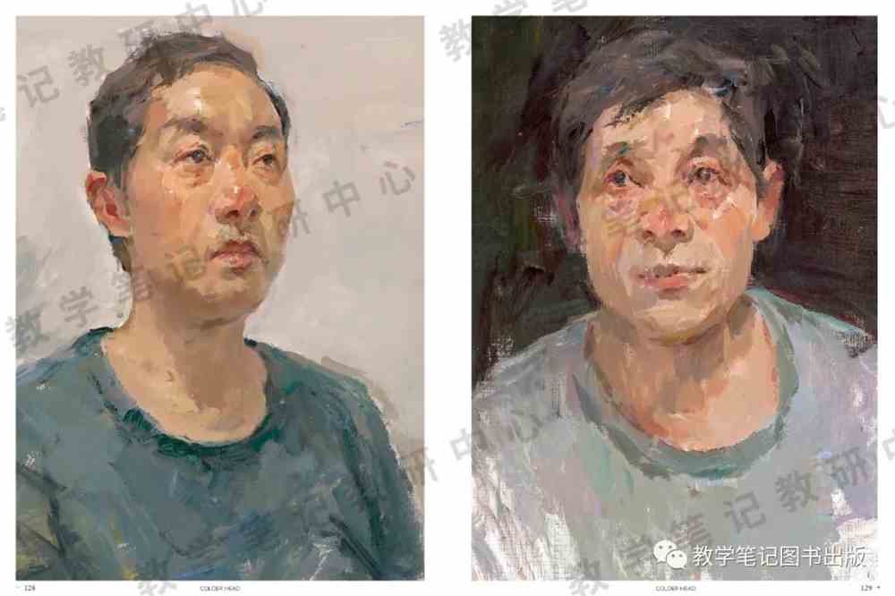 重磅推出色彩头像彩头临摹范本全书思路清晰体系完善环环相扣内容丰富