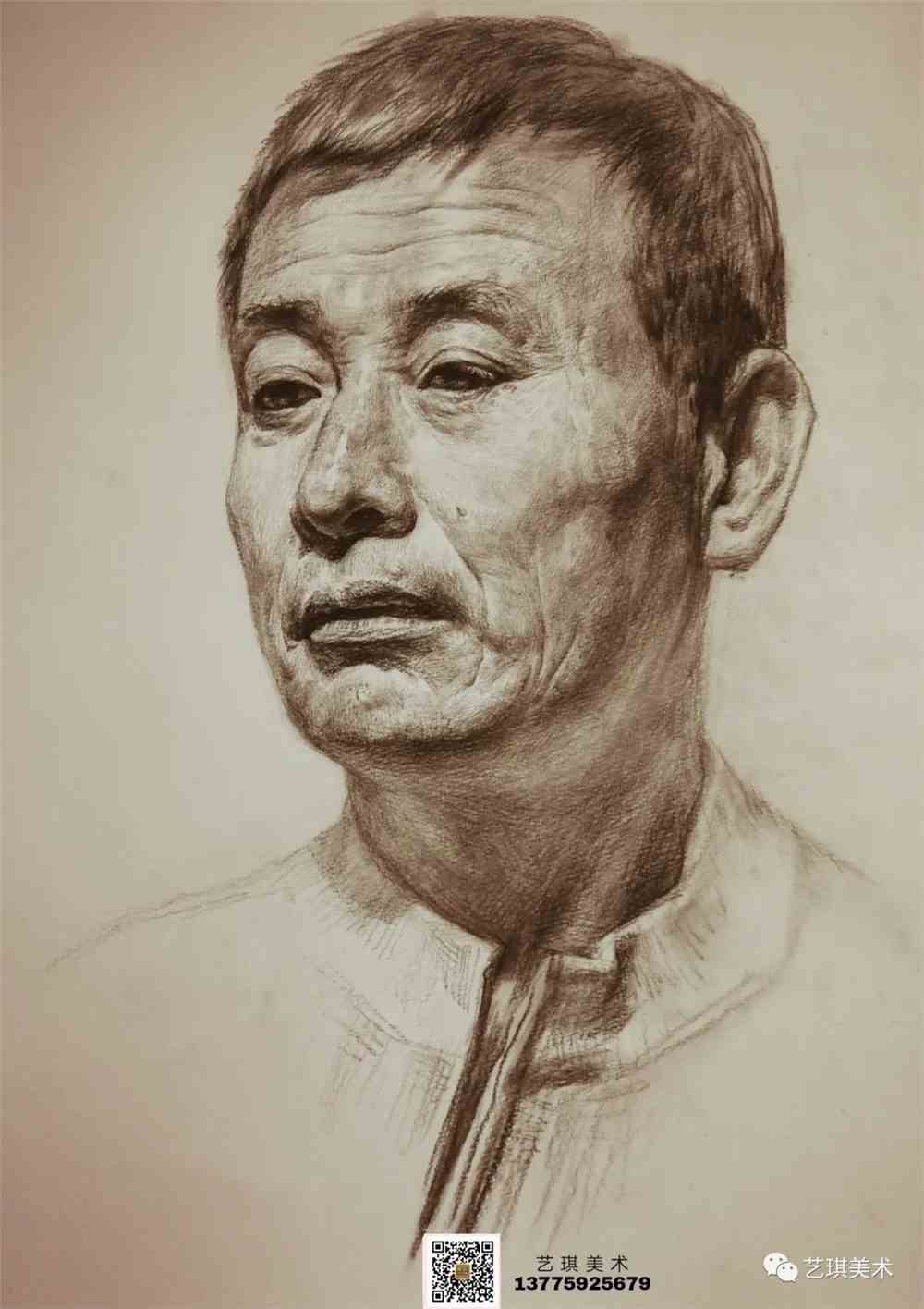 素描头像|素描头像如何怎么处理散光,逆光?