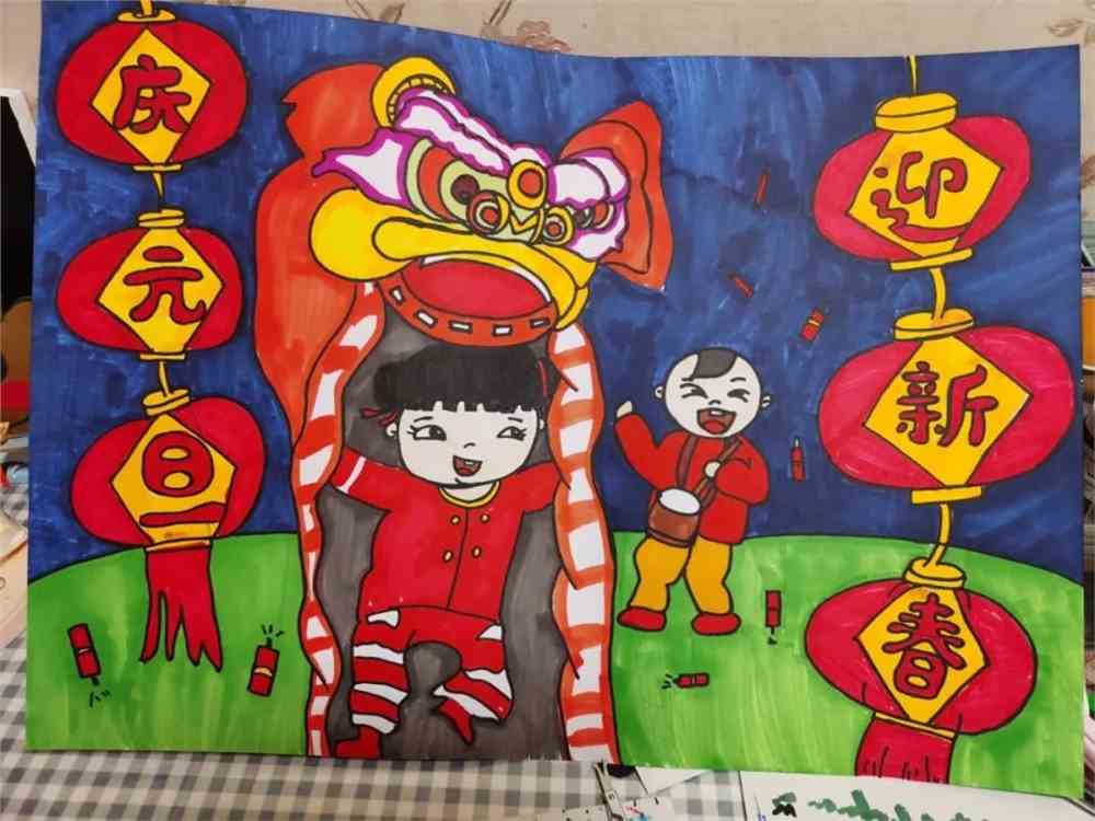 2021牛年儿童画!牛年"画"牛!牛气冲天