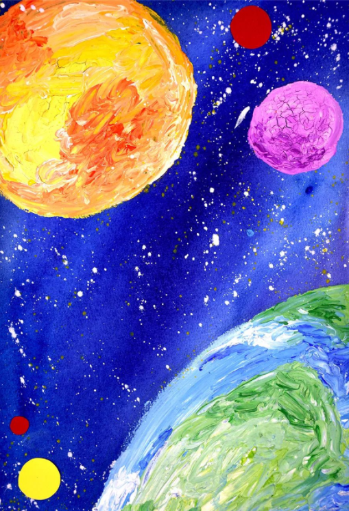 小鲸鱼儿童画