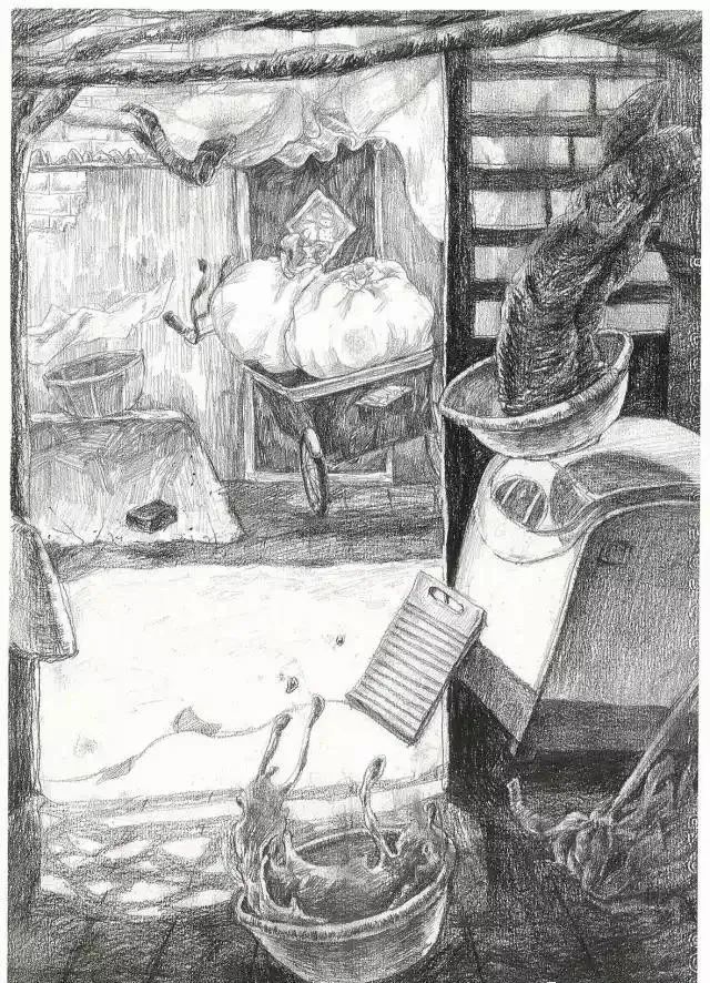 清华创作素描高分卷评析,张张精彩,张张都会有收获!