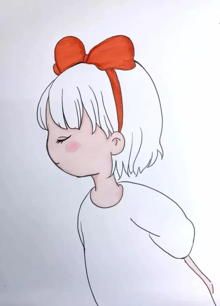 简笔画教程宫崎骏魔女宅急便琪琪画画教程太喜欢啦