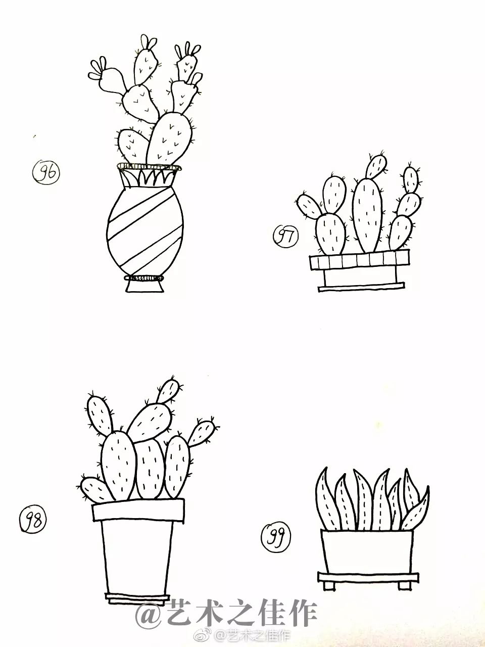 简笔画教程适合初学者超丰富的小植物小动物简笔画好全面