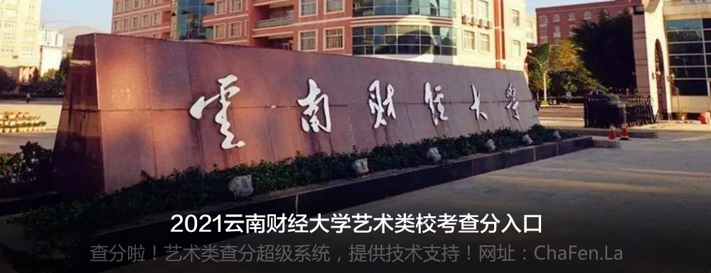 云南财经大学2021年艺术类专业校考成绩查询入口