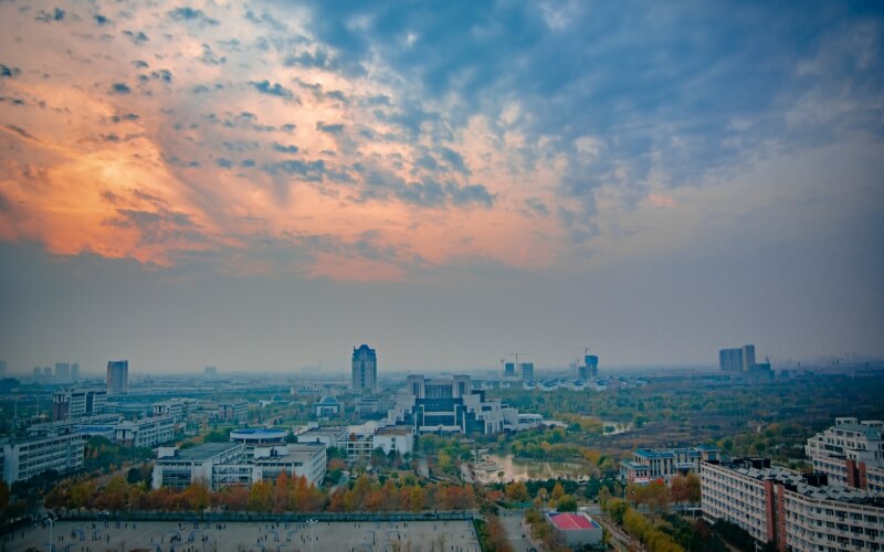 临沂大学2021最新校园风景