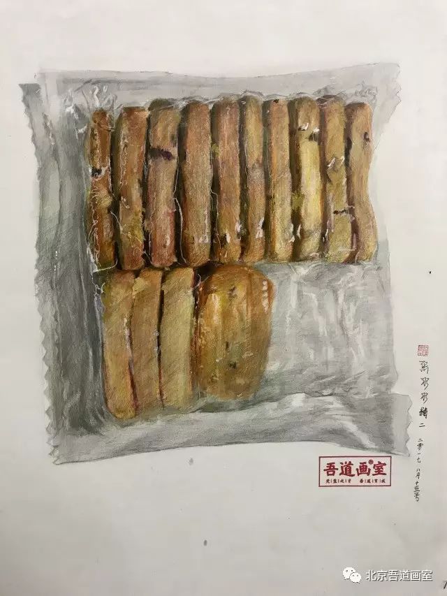 新生力量丨北京吾道画室2017精品二班精微素描优秀作品