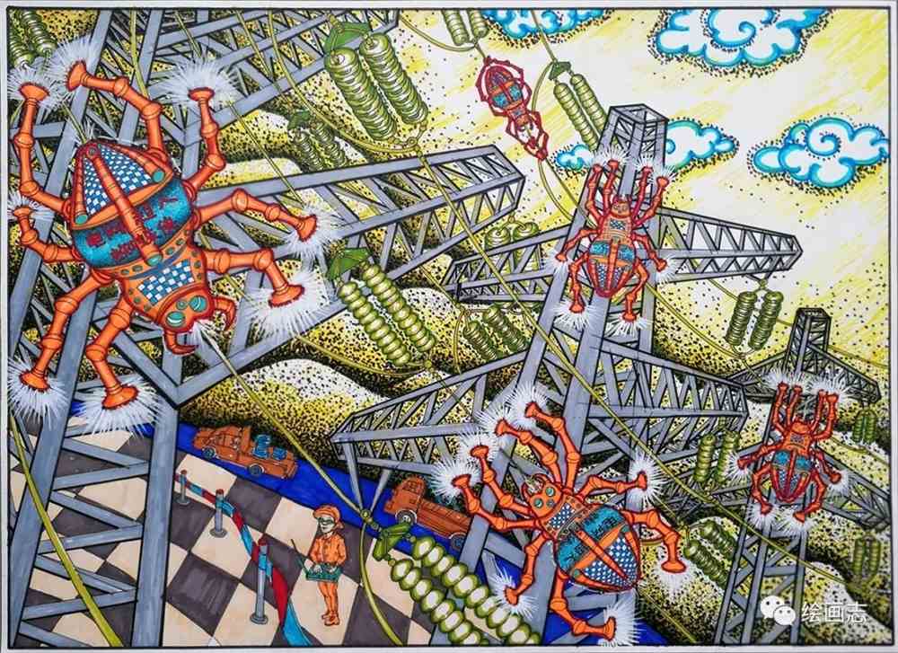科幻画作品素材丨20幅救生艇儿童科学幻想画