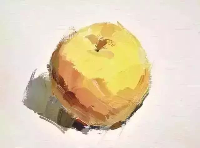 作画步骤色彩苹果这种简单的作画步骤图