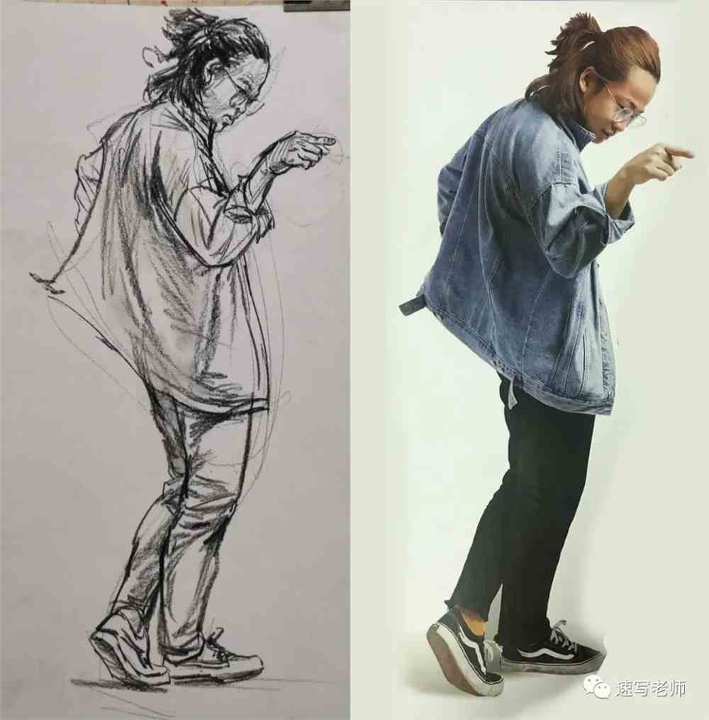 【周恒老师速写作品】·【备考双人组合照片书】