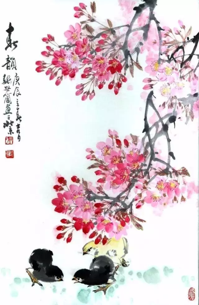 名家画小鸡你看谁的最可爱