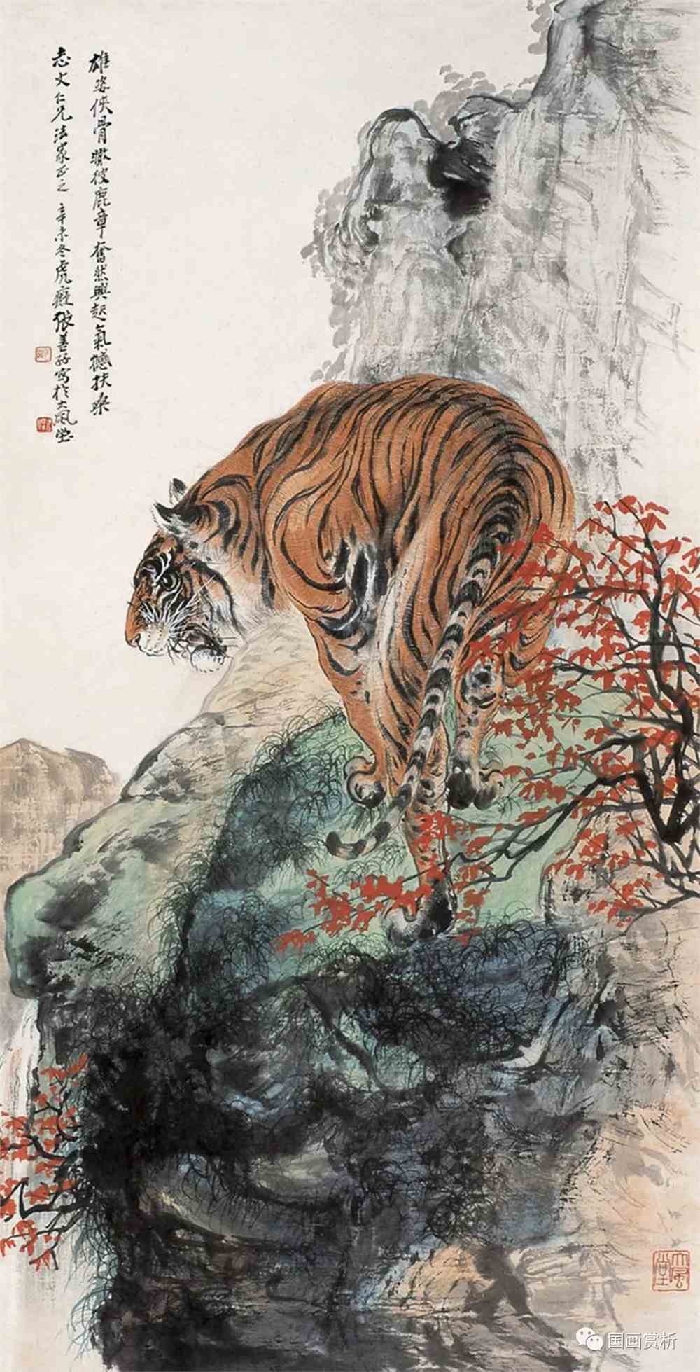 张虎熊狮告诉你张大千不画虎的原因