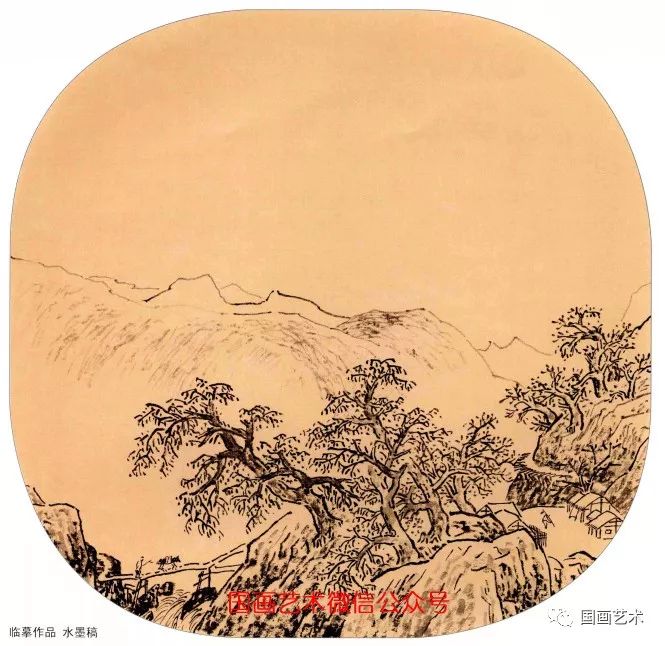 宋画山水小品临摹步骤解析