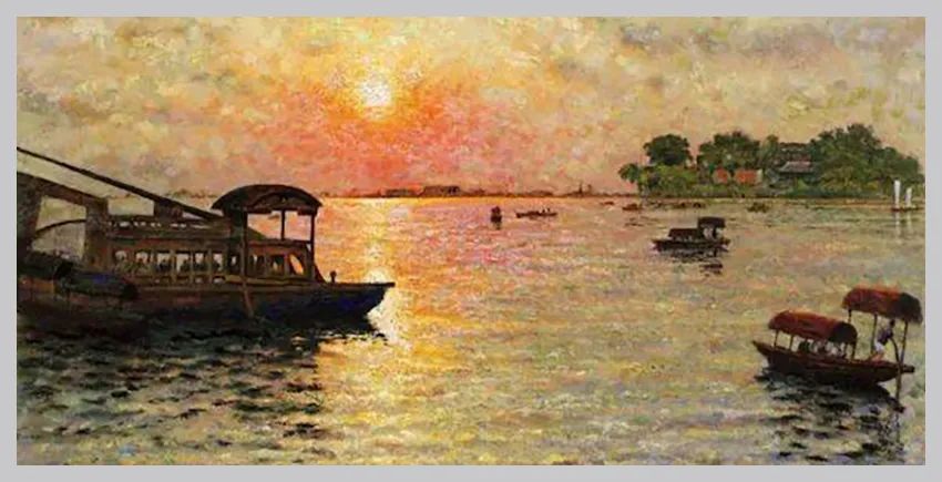 头条专栏 1921年,浙江嘉兴南湖上的一叶红船,带着初心启航.