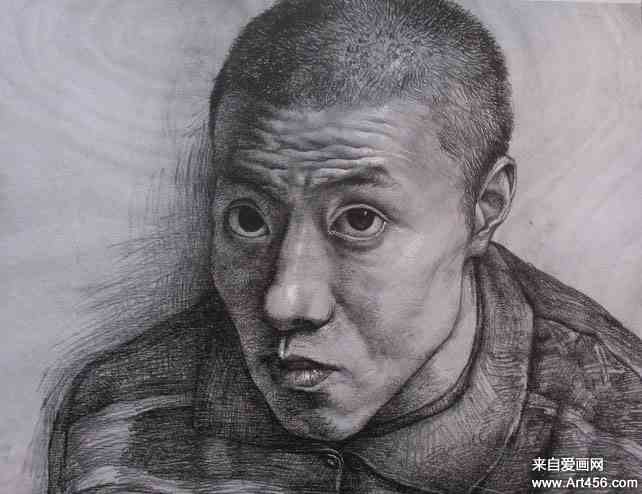 男女人物头像素描作品合集
