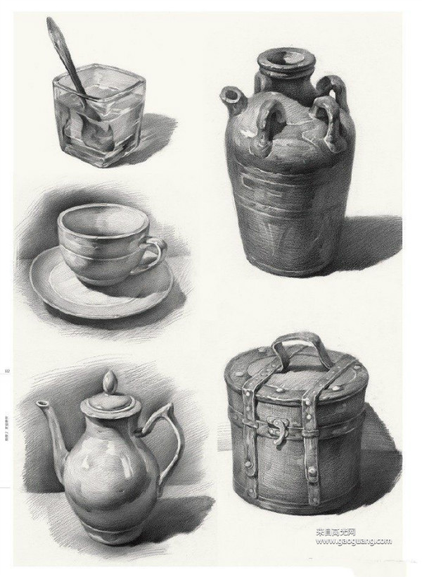 素描静物单体塑造非常实用的素描静物教程