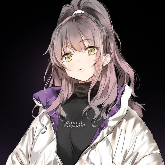 2020动漫高冷御姐女头图片高冷美少女黑暗系头像