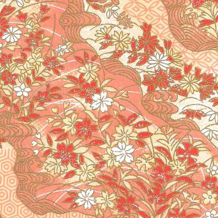 日式传统纹样插画图欣赏,清新纹理设计插画