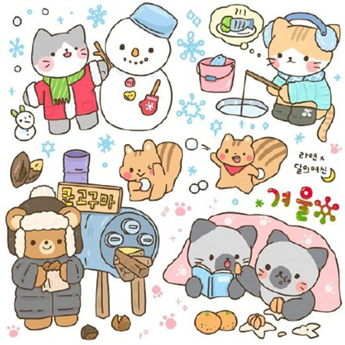 可爱的简笔画素材大全食物小动物电影人物简笔画素材