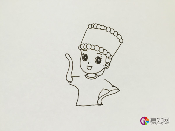 民族服饰简笔画