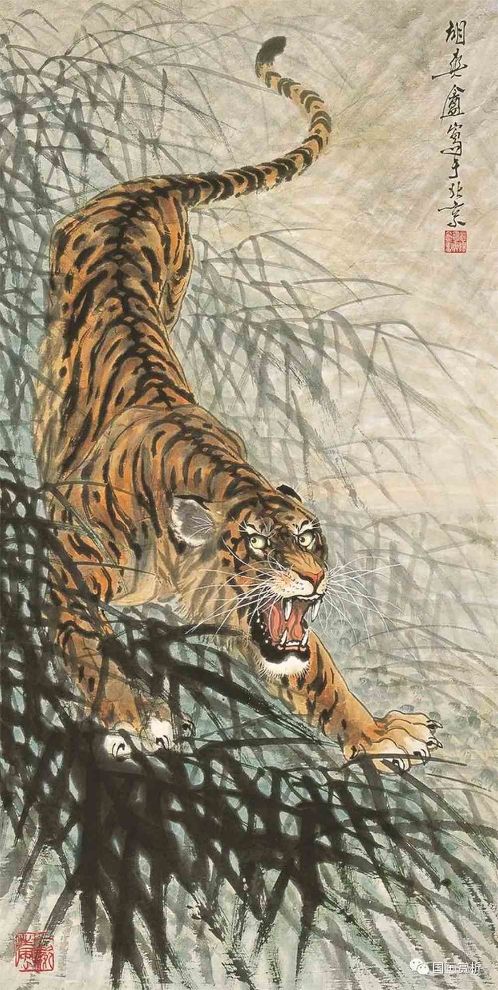 是近现代画虎大师,其