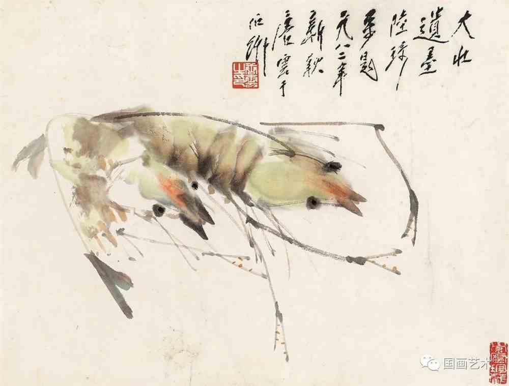 张大壮笔下的美味图,让人眼馋!_国画艺术_零二七艺考