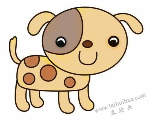 可爱的小狗儿童简笔画幼儿简笔画大全