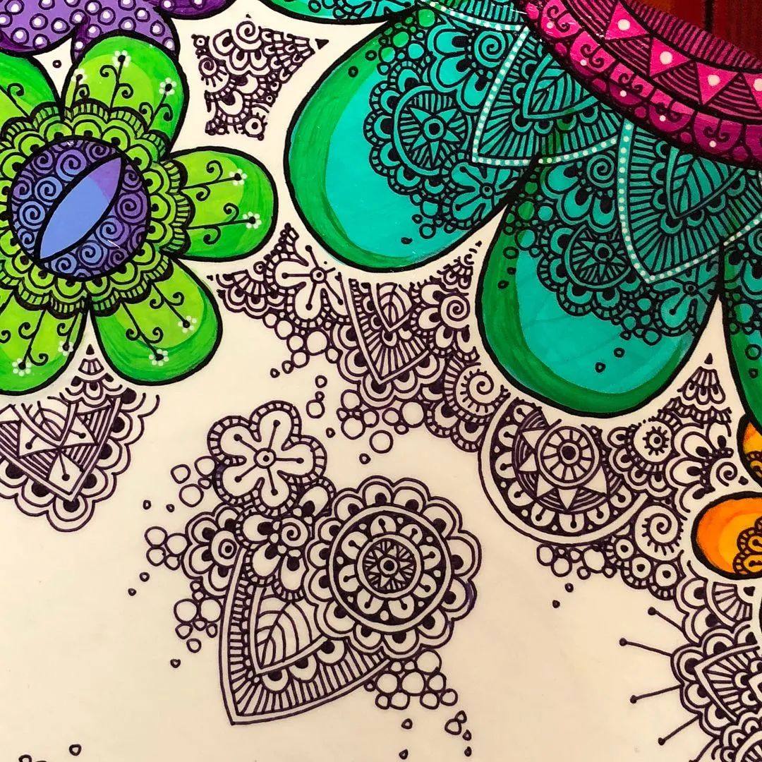 创意线描画