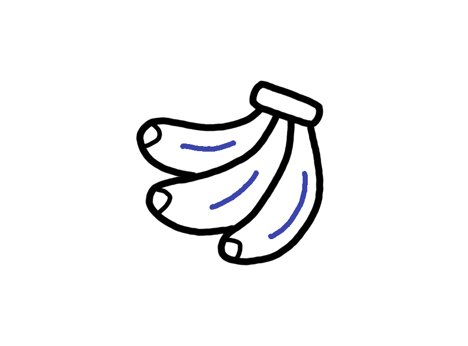 如何画香蕉简笔画_儿童简笔画教程大全_零二七艺考