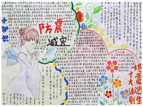 防灾减灾手抄报简单模板大全5张