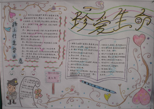 关于生命的手抄报别致漂亮5张_手抄报模板大全_零二七艺考