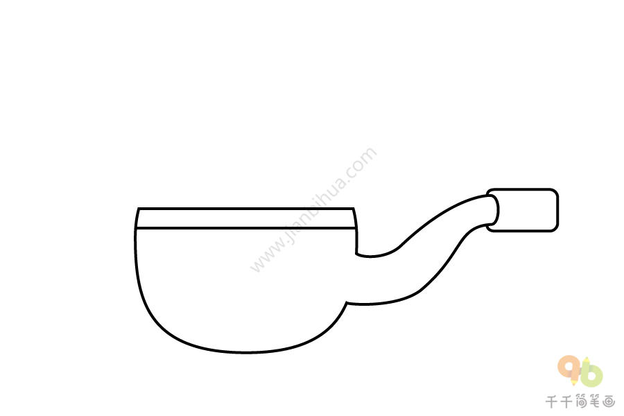父亲节礼物烟斗简笔画步骤图父亲节简笔画