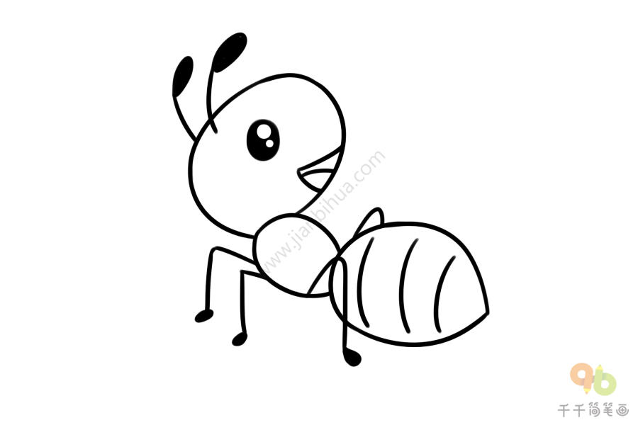 各种各种各样的蚂蚁简笔画大全蚂蚁简笔画