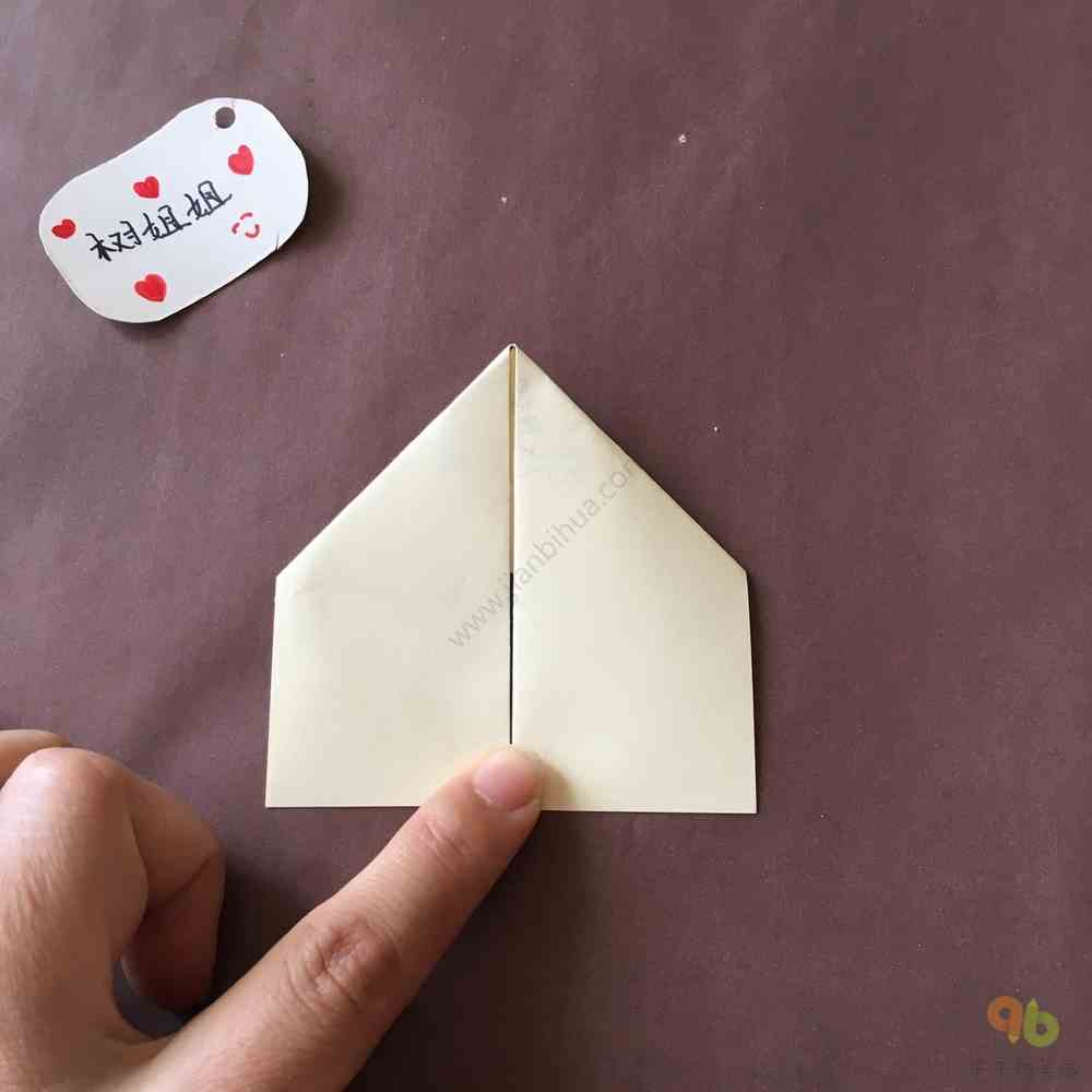 实用折纸爱心书签书角的制作方法爱心折纸步骤大全
