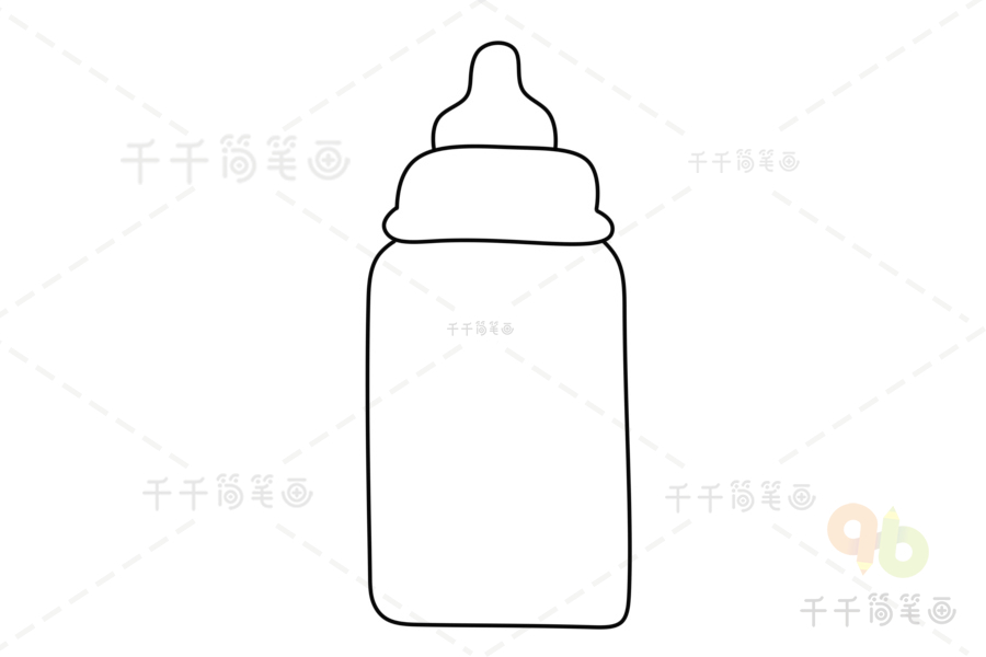 奶瓶简笔画生活用品简笔画