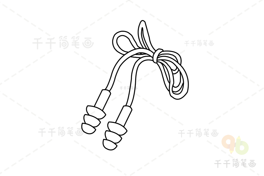 耳塞简笔画图片生活用品简笔画