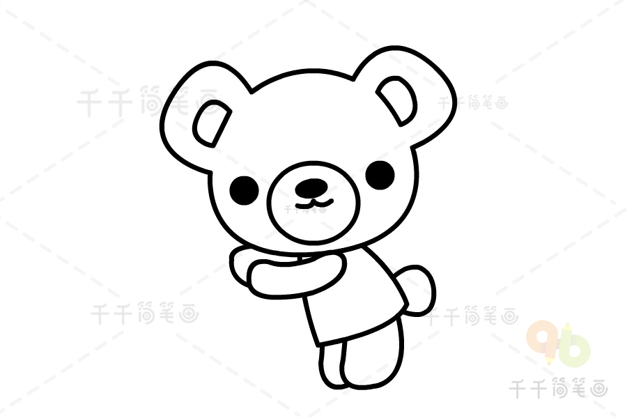 可爱小熊简笔画怎么画熊简笔画