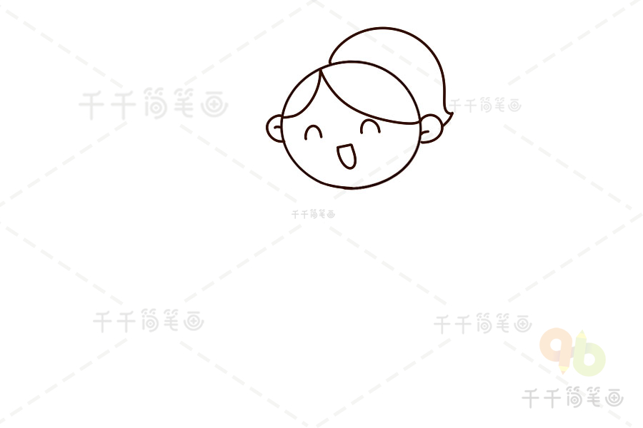 儿童人物简笔画图片小朋友简笔画