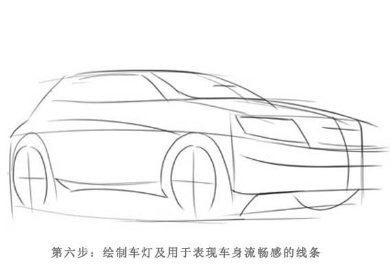 ps鼠绘简单的卡通汽车3