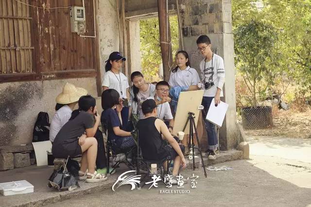 2016年杭州老鹰画室全体师生的写生之旅