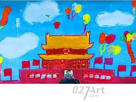 天安门简笔画天安门五星红旗天安门简笔画