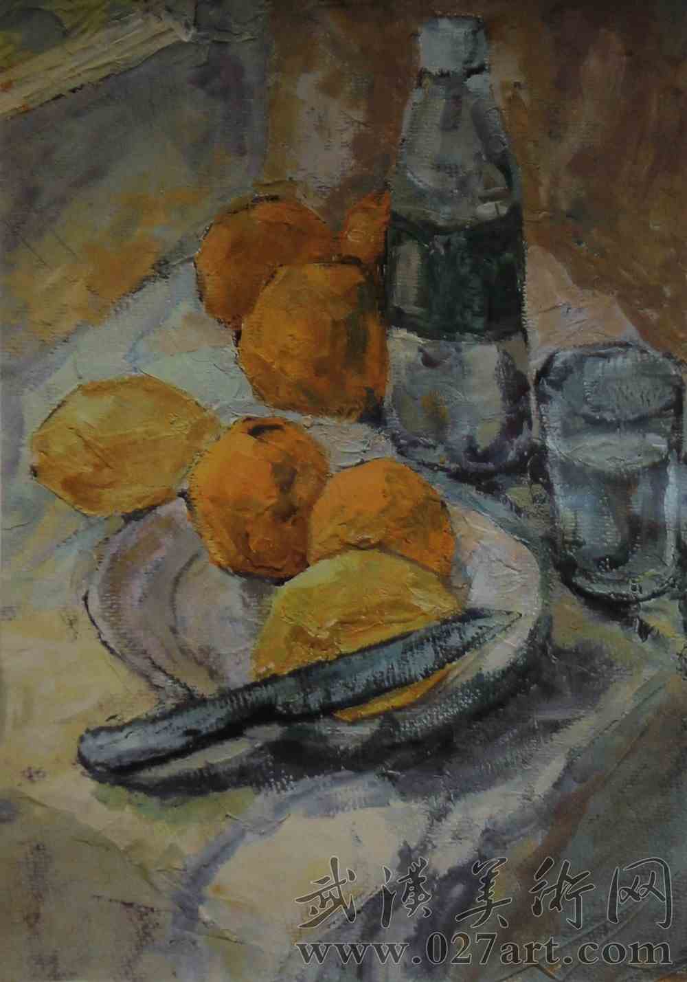 水粉静物,色彩静物,水粉画,水粉静物图片,水粉静物作品,水粉画静物