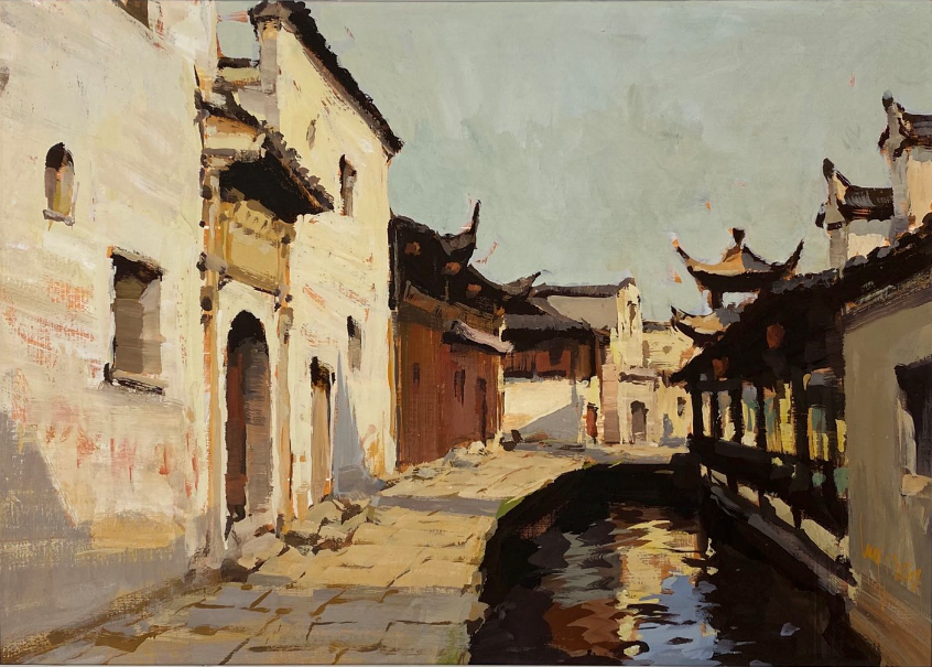 经典重现—陆琦水粉写生风景作品选_水粉学堂_零二七艺考