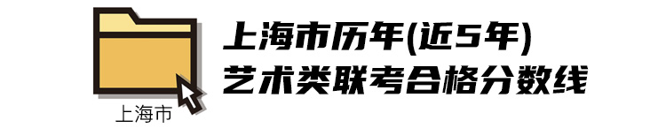 2017上海美术类联考分数线