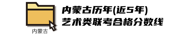 2019內蒙古美術類聯考分數線