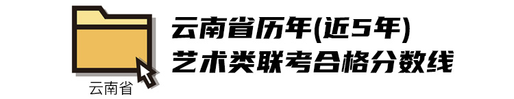 2021云南美术类联考分数线