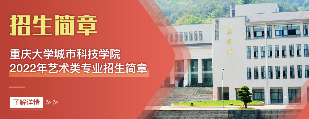 艺术类招生简章,重庆城市科技学院,艺考