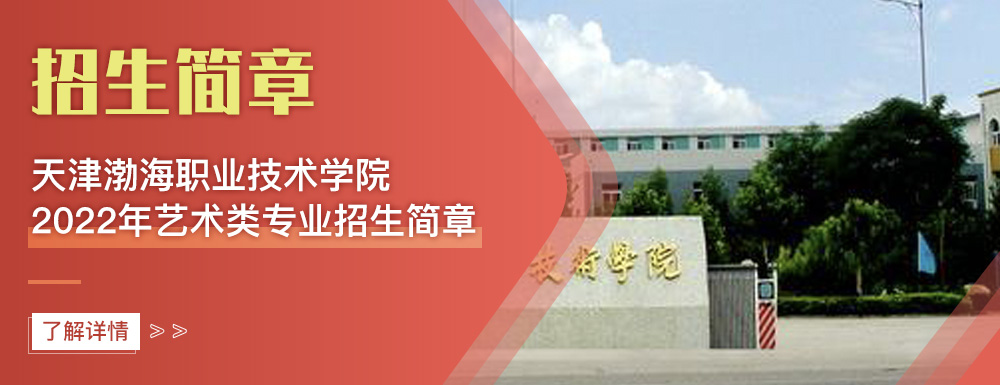 艺术类招生简章,天津渤海职业技术学院,艺考