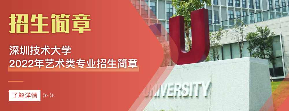 艺术类招生简章,深圳技术大学,艺考